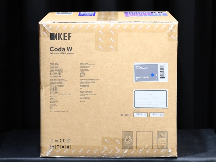 中古 KEF Coda W DARK TITANIUM(ダークチタニウム)
