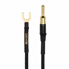 新品 SAEC SE-400 Y-B（Y端子-バナナ端子）