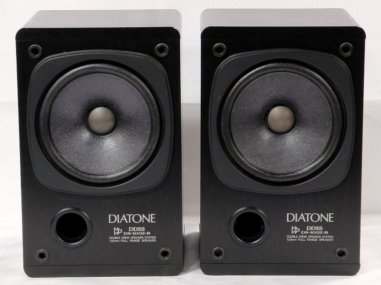ブラック黒【極美品】DIATONE スピーカー　DDSS DOUBLE DS-100Z
