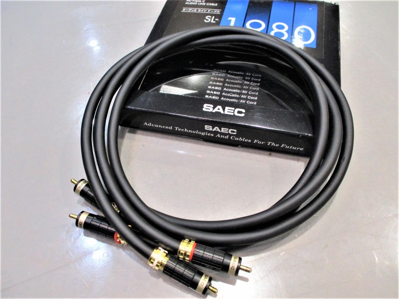 SAEC SL-1980 オーディオ ライン ケーブル 1.2m